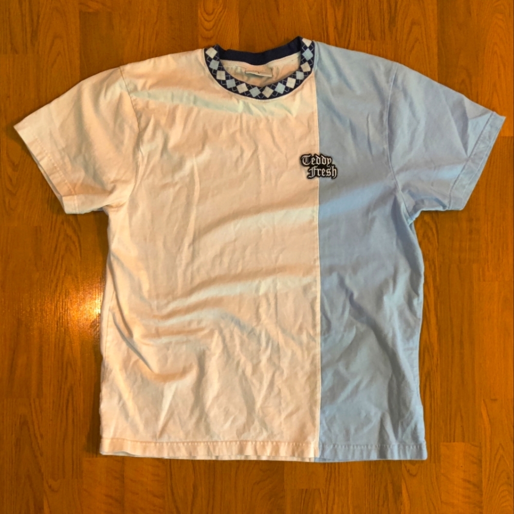 Teddy fresh "split color" t-shirt